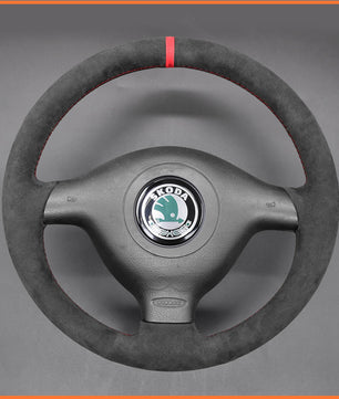 MEWANT Lenkradbezug für Skoda Fabia 1 (6Y) 2004-2005 / Golf 4 (IV) 1997-2004 / Passat B5 /  Passat Variant  /  Bora