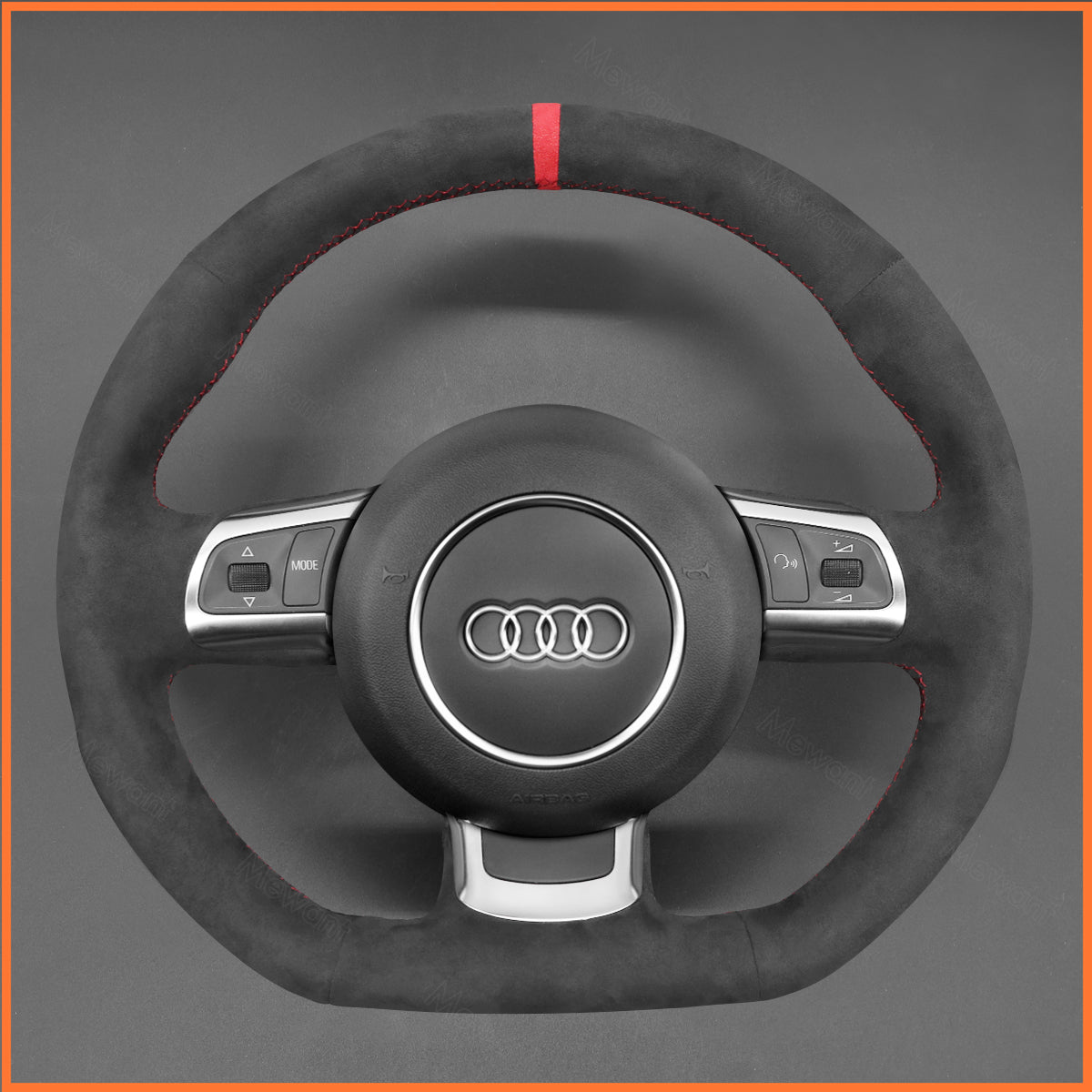 MEWANT steering wheel cover for Audi R8 2008-2010 / Audi TT 2008-2015