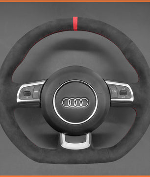 MEWANT Steering Wheel Cover For Audi R8 2008-2010 Audi TT 2008-2015