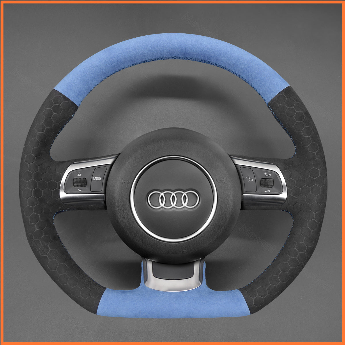 MEWANT steering wheel cover for Audi R8 2008-2010 / Audi TT 2008-2015