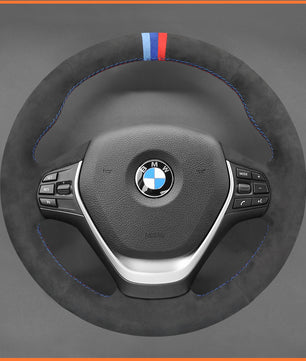 MEWANT Steering Wheel Cover for BMW F20 F21 M Sport / F22 / F30 F31 F64 / F32 F33 F36