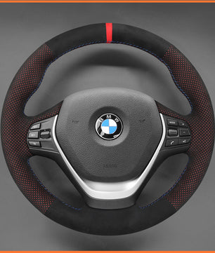 MEWANT Steering Wheel Cover for BMW F20 F21 M Sport / F22 / F30 F31 F64 / F32 F33 F36