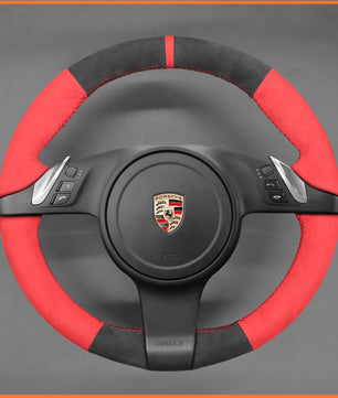 MEWANT Lenkradbezug für Porsche 911 (991) / Boxster (981) / Cayman (981) / Cayenne / Panamera 2010-2016