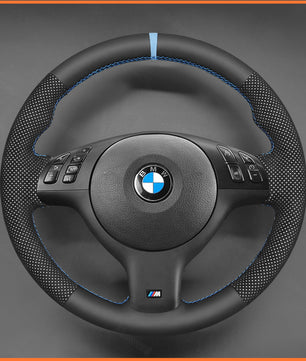 MEWANT Steering Wheel Cover for BMW 3 Series E46 E46 E45 2000-2004 / 5 Series E39 M3 E46 M5 E39 2000-2003