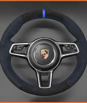 MEWANT Lenkradbezug für Porsche 718 Boxster / 718 Cayman  / 718 Spyder / 911 (991) / 918 Spyder / Cayenne / Macan / Panamera