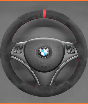 MEWANT steering wheel cover for BMW E87 E81 E82 E88 E90 E92 E93 E84