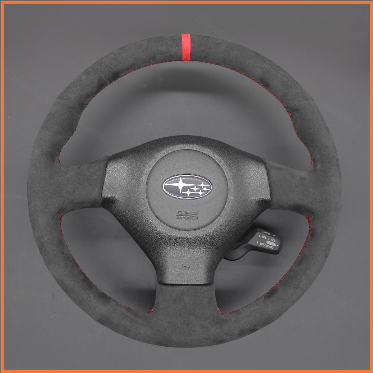 MEWANT Steering Wheel Cover for Subaru Forester Impreza WRX (WRX STI) Legacy Outback 2005-2007