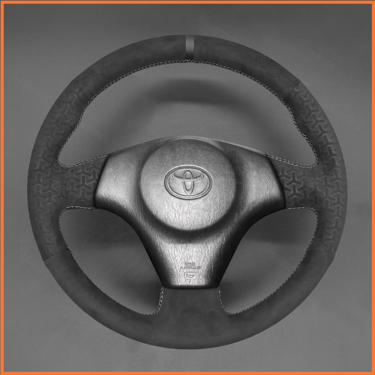 MEWANT Lenkradbezug für Toyota RAV4  / Celica / Matrix / MR2 / Supra / Voltz 2002-2004 / Caldina 1997-2002 / MR-S 1999-2007 / Corolla (US) 2003-2008