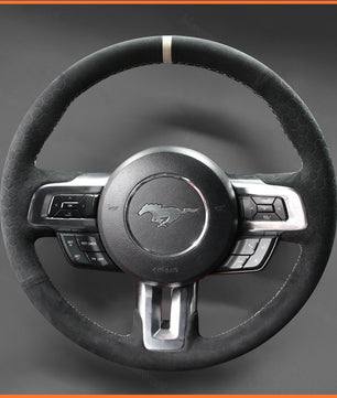 MEWANT Steering Wheel Cover for Ford Mustang 2015-2024