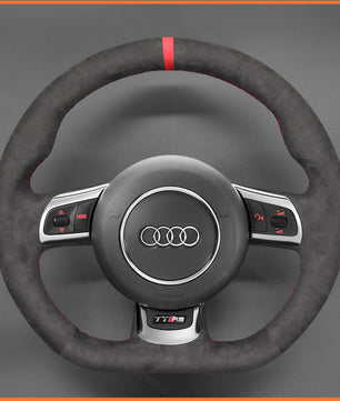 MEWANT Steering Wheel Cover For Audi TT RS (8J) Coupe R8 RS