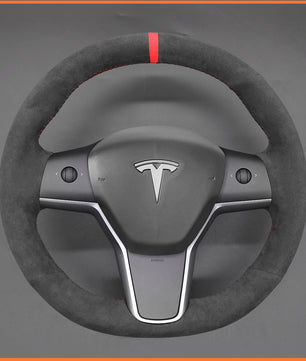 MEWANT Lenkradbezug für Tesla Model 3 2019-2023 / Model Y 2021-2023