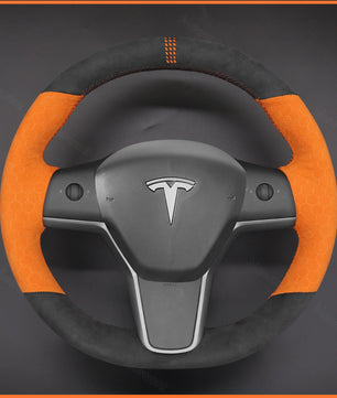MEWANT Lenkradbezug für Tesla Model 3 2019-2023 / Model Y 2021-2023