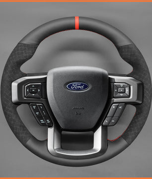 MEWANT Steering Wheel Cover for Ford F-150 F150 Raptor 2015-2021