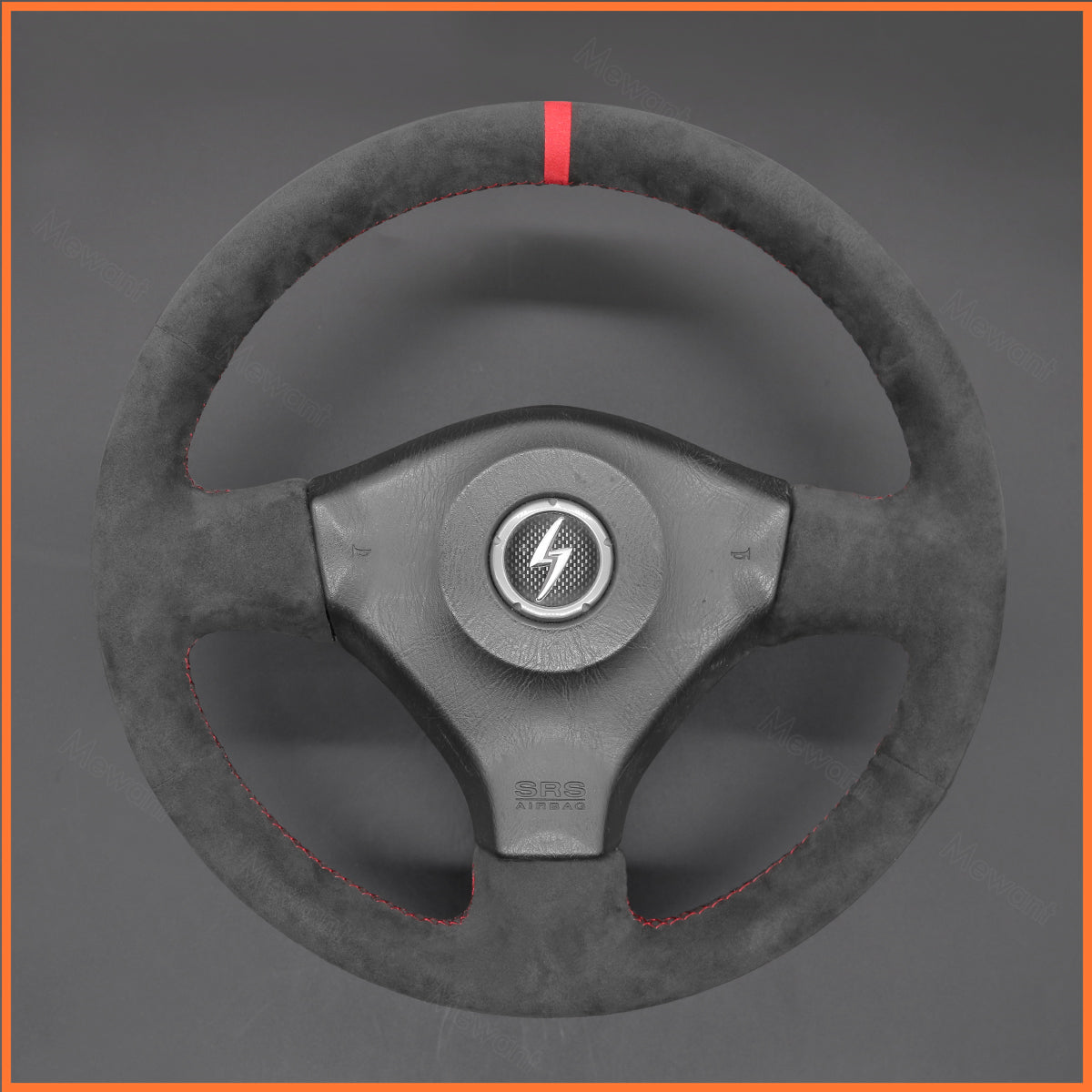 MEWANT Steering Wheel Cover for Nissan Skyline GT-R R34 1998-2002 / 200SX S15 2001-2002 / Silvia S15 1999-2000