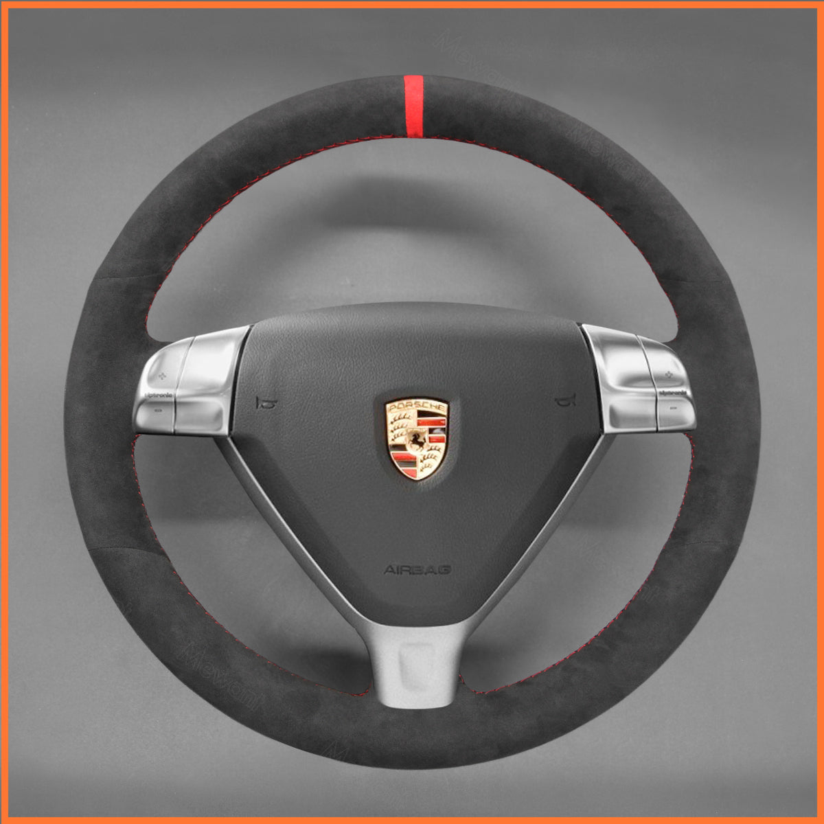 MEWANT Lenkradbezug für Porsche 911 (997)  / Boxster (987) / Cayman (987) 2005-2009