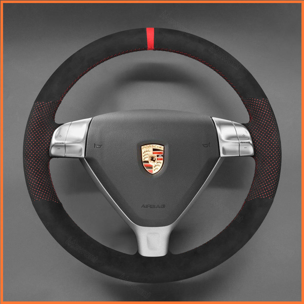 MEWANT Lenkradbezug für Porsche 911 (997)  / Boxster (987) / Cayman (987) 2005-2009