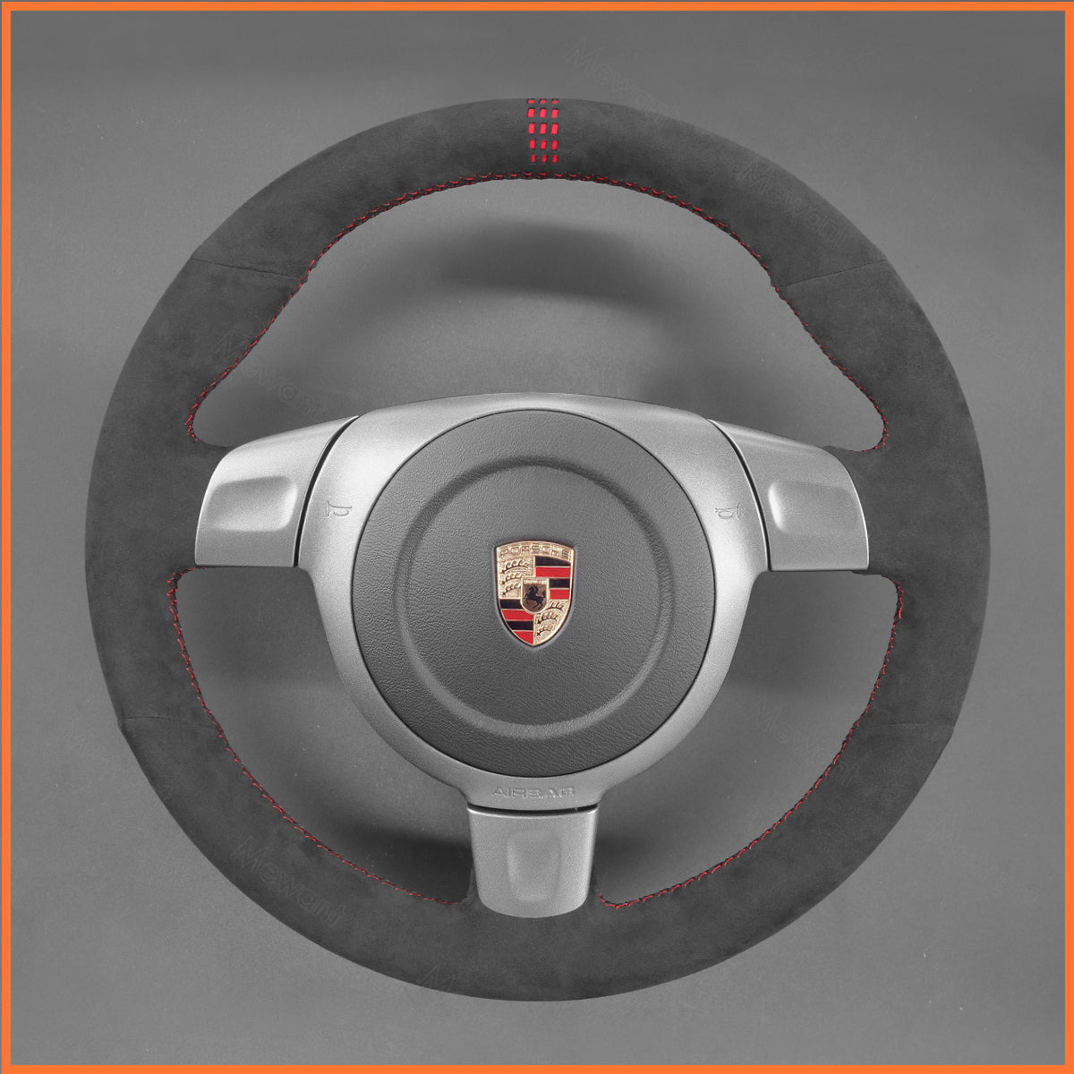 MEWANT Lenkradbezug für Porsche 911 (997)  / Boxster (987)  / Cayman (987) 2005-2009