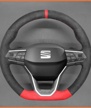 MEWANT Lenkradbezug für SEAT Leon IV 2020-2022 / Ibiza 6F 2021-2022 / Ateca 2020-2022 / Arona 2021-2022 / Tarraco 2020-2022