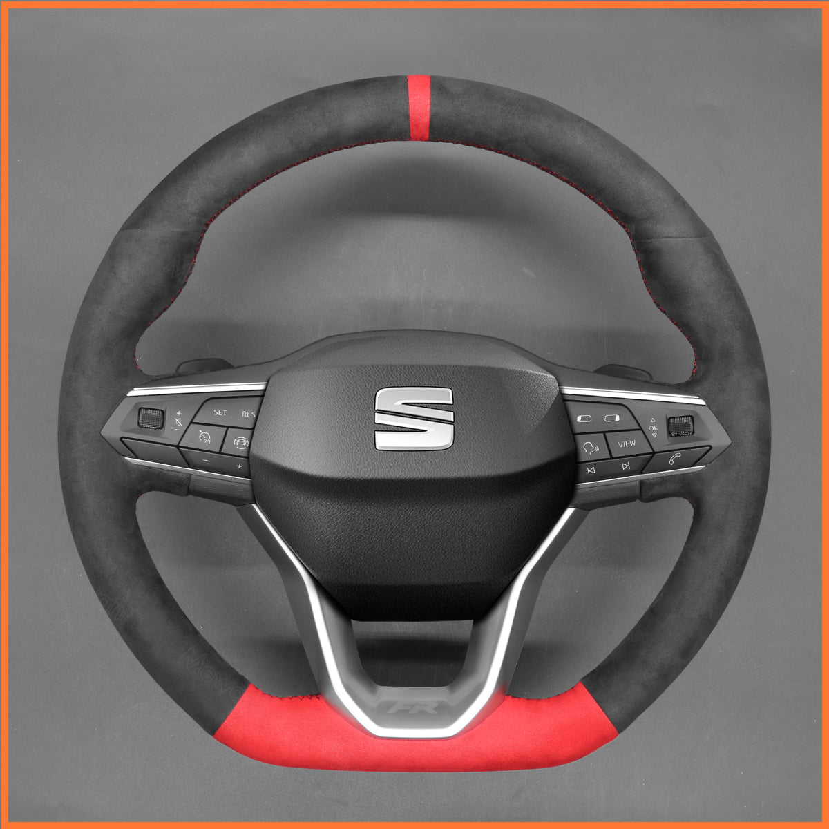 MEWANT Lenkradbezug für SEAT Leon IV 2020-2022 / Ibiza 6F 2021-2022 / Ateca 2020-2022 / Arona 2021-2022 / Tarraco 2020-2022