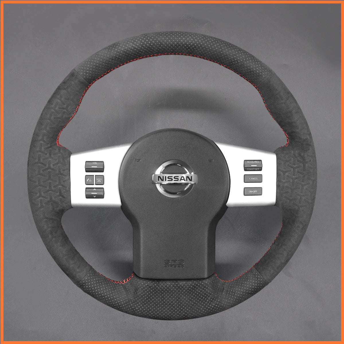 MEWANT Steering Wheel Cover for Nissan Navara 2005-2015 / Pathfinder 2005-2015