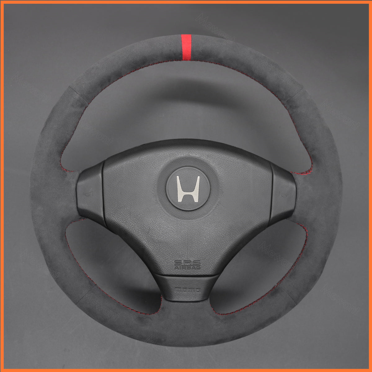 MEWANT Steering Wheel Cover for Honda Integra Type R DC2 / Civic Type R EK9 / Accord Type R 1999-2002
