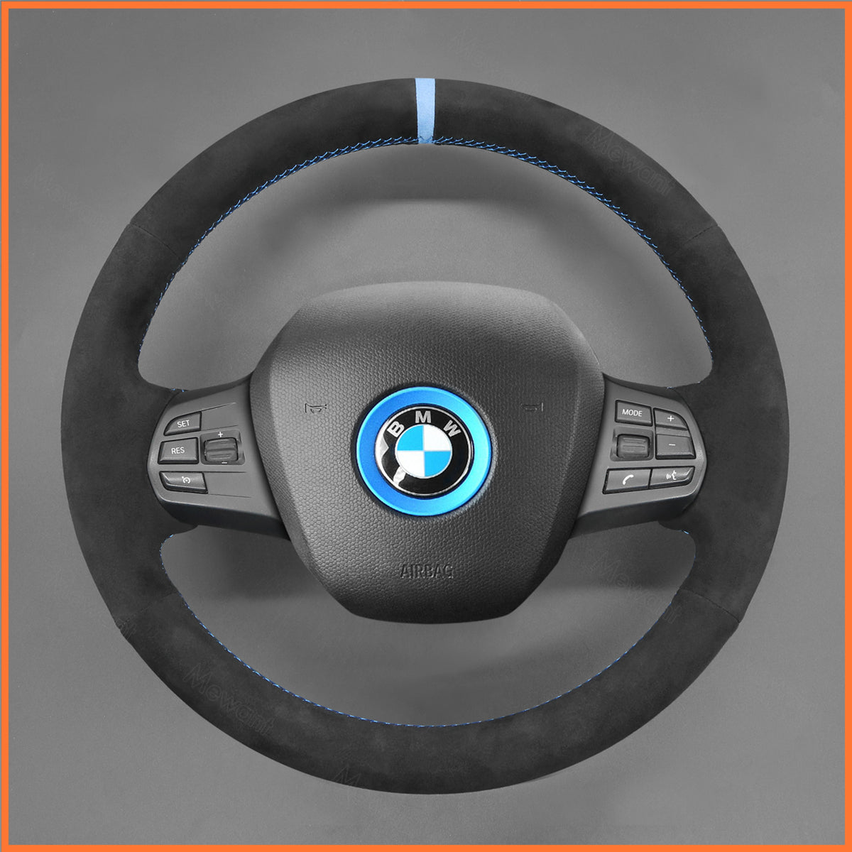 MEWANT steering wheel cover for BMW i3 2013-2022