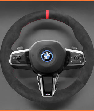 MEWANT Steering Wheel Cover for BMW (M Sport) 2 Series U06 (Active Tourer) 2022-2024 / X1 U11 X2 U10 2024