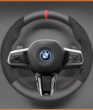 MEWANT Steering Wheel Cover for BMW (M Sport) 2 Series U06 (Active Tourer) 2022-2024 / X1 U11 X2 U10 2024