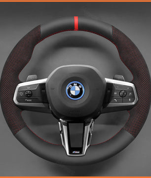 MEWANT Steering Wheel Cover for BMW (M Sport) 2 Series U06 (Active Tourer) 2022-2024 / X1 U11 X2 U10 2024