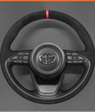 MEWANT Lenkradbezug für Toyota Yaris IV (XP210) 2020-2024 / Yaris Cross 2021-2024 / Aygo X 2022-2024