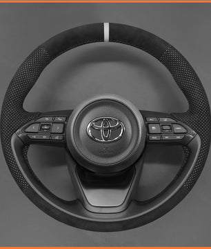MEWANT Lenkradbezug für Toyota Yaris IV (XP210) 2020-2024 / Yaris Cross 2021-2024 / Aygo X 2022-2024