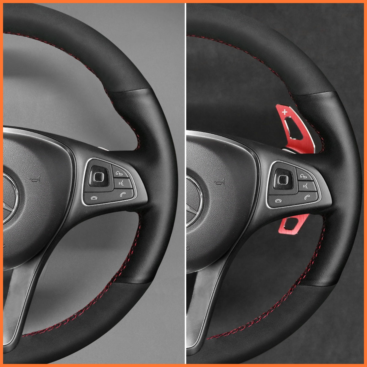Paddle shifters for Mercedes Benz C117 C218 W176 W205 W213 W218 W246 W253 W447 X166 X253 2014-2023