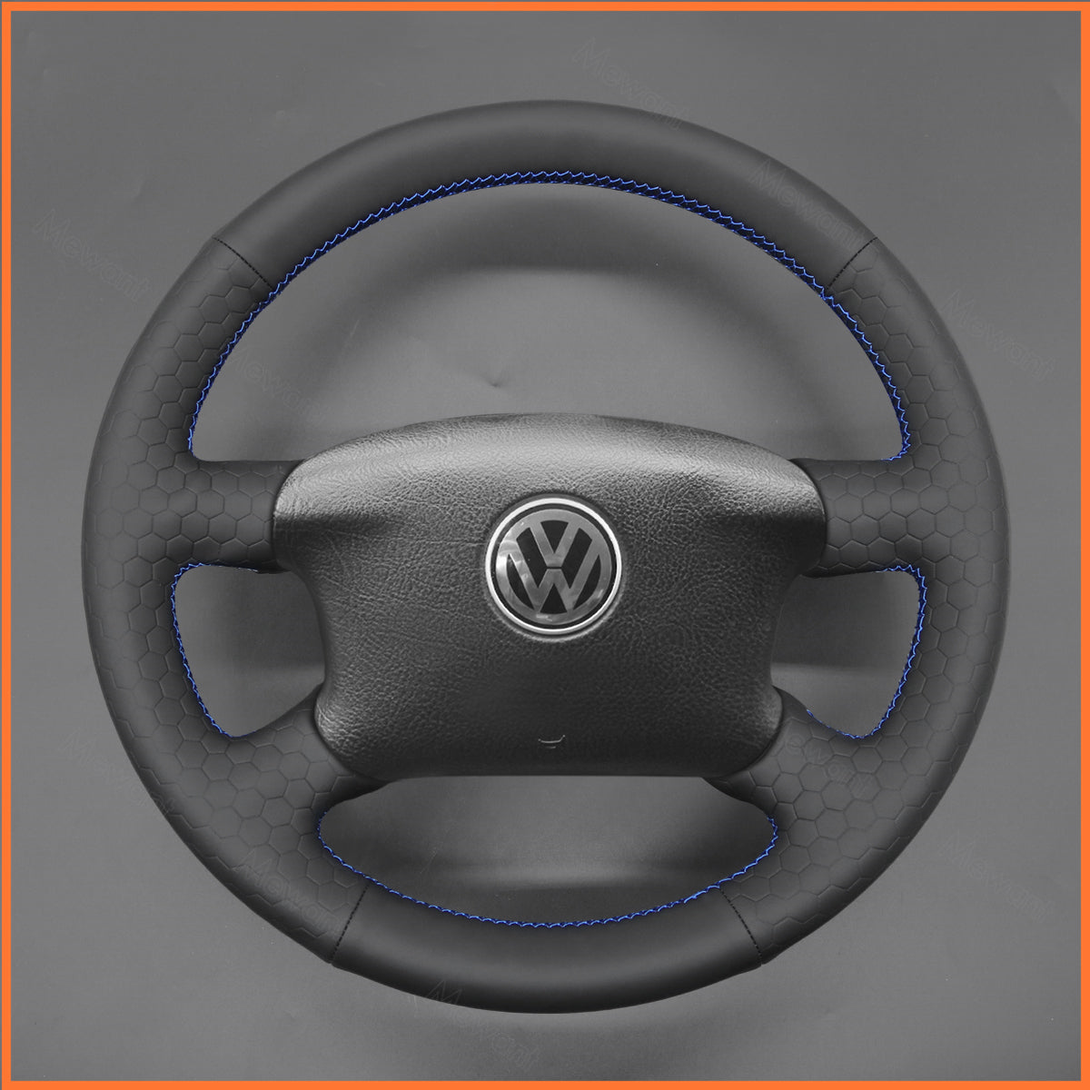 MEWANT steering wheel cover for Golf 4 (IV) / Passat B5 / Passat Variant / Sharan/ Bora / T4 / T5 /