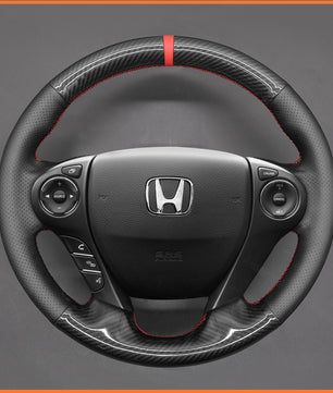MEWANT Steering Wheel Cover for Honda Accord 9 2013-2017 / Pilot 2016-2018 / Crosstour 2013-2015 Pilot 2019