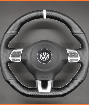 MEWANT Lenkradbezug für VW Golf 6 (VI) GTI Polo GTI Polo (R-Line) Scirocco CCTiguan