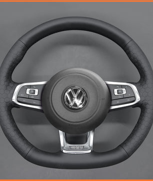 MEWANT Lenkradbezug für Volkswagen VW Golf Jetta Polo Scirocco Arteon Passat Tiguan T-Roc（