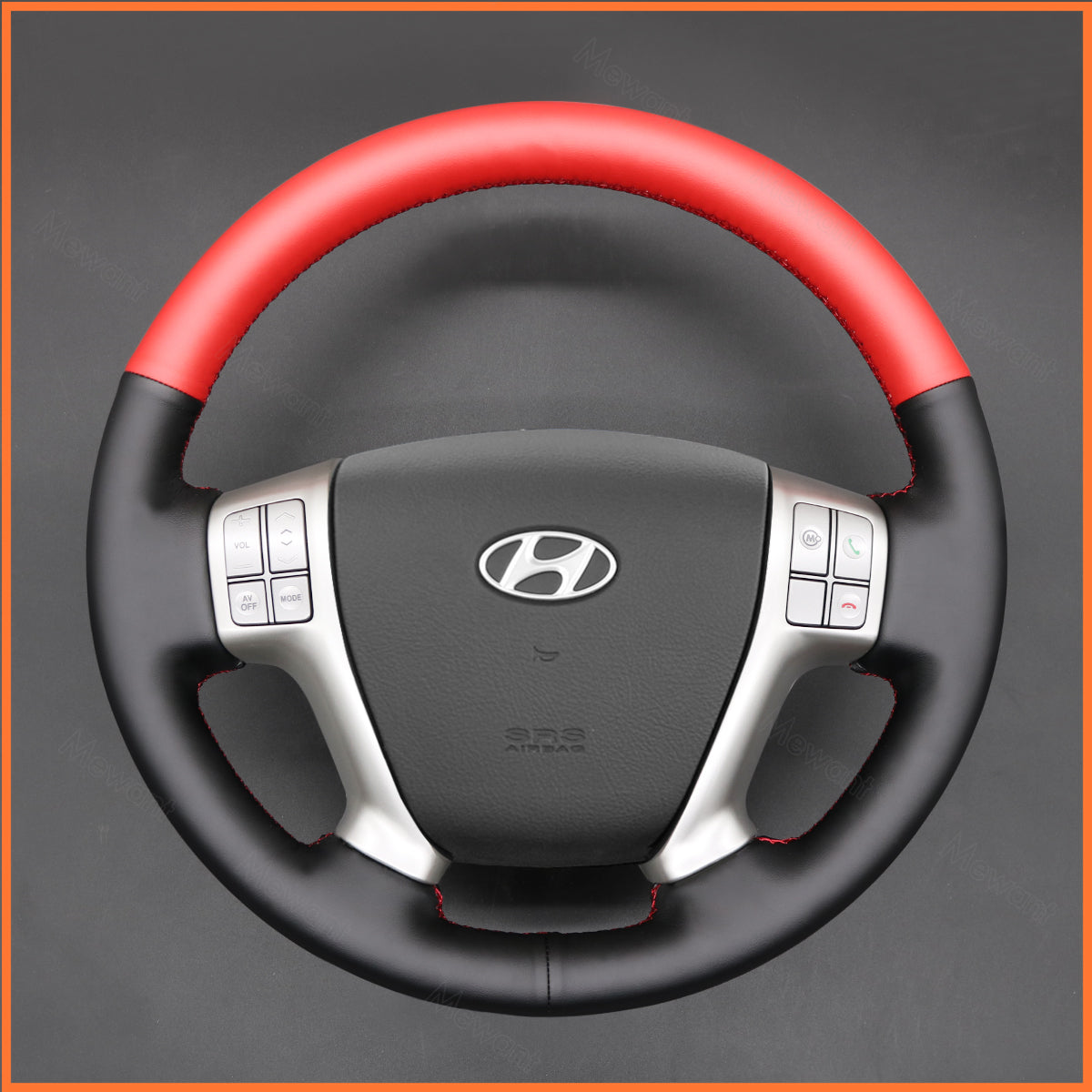 MEWANT steering wheel cover for Hyundai Veracruz 2007-2012 Hyundai ix55 2009-2013