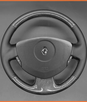 MEWANT Lenkradbezug für Renault Clio 2 2001-2008 / Twingo 2 2007-2014