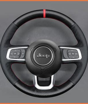 MEWANT Steering Wheel Cover for Jeep Wrangler (JL) 2018-2023 / Gladiator (JT) 2020-2023