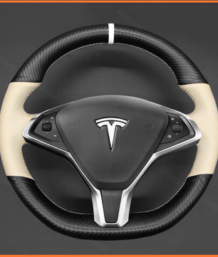 MEWANT steering wheel cover for Tesla model S 2013-2017