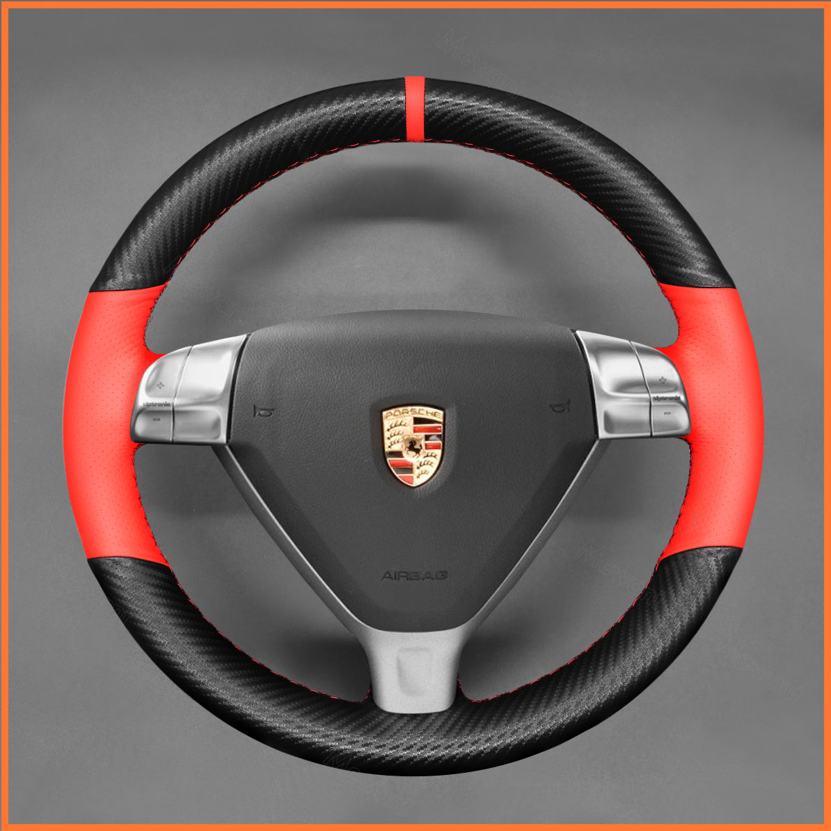 MEWANT Lenkradbezug für Porsche 911 (997)  / Boxster (987) / Cayman (987) 2005-2009