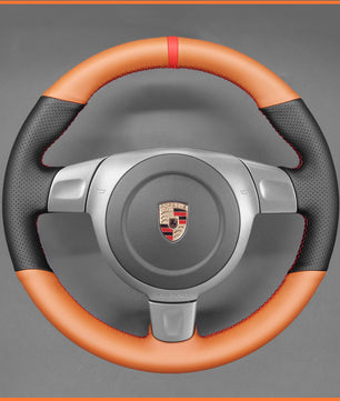 MEWANT Lenkradbezug für Porsche 911 (997)  / Boxster (987)  / Cayman (987) 2005-2009