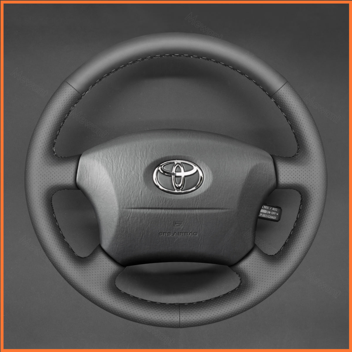 MEWANT Lenkradbezug für Toyota Land Cruiser 1996-2002 / Land Cruiser Prado 1996-2002