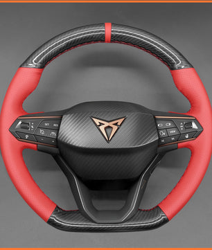 MEWANT Lenkradbezug für SEAT Leon IV 2020-2022 / Ibiza 6F 2021-2022 / Ateca 2020-2022 / Arona 2021-2022 / Tarraco 2020-2022