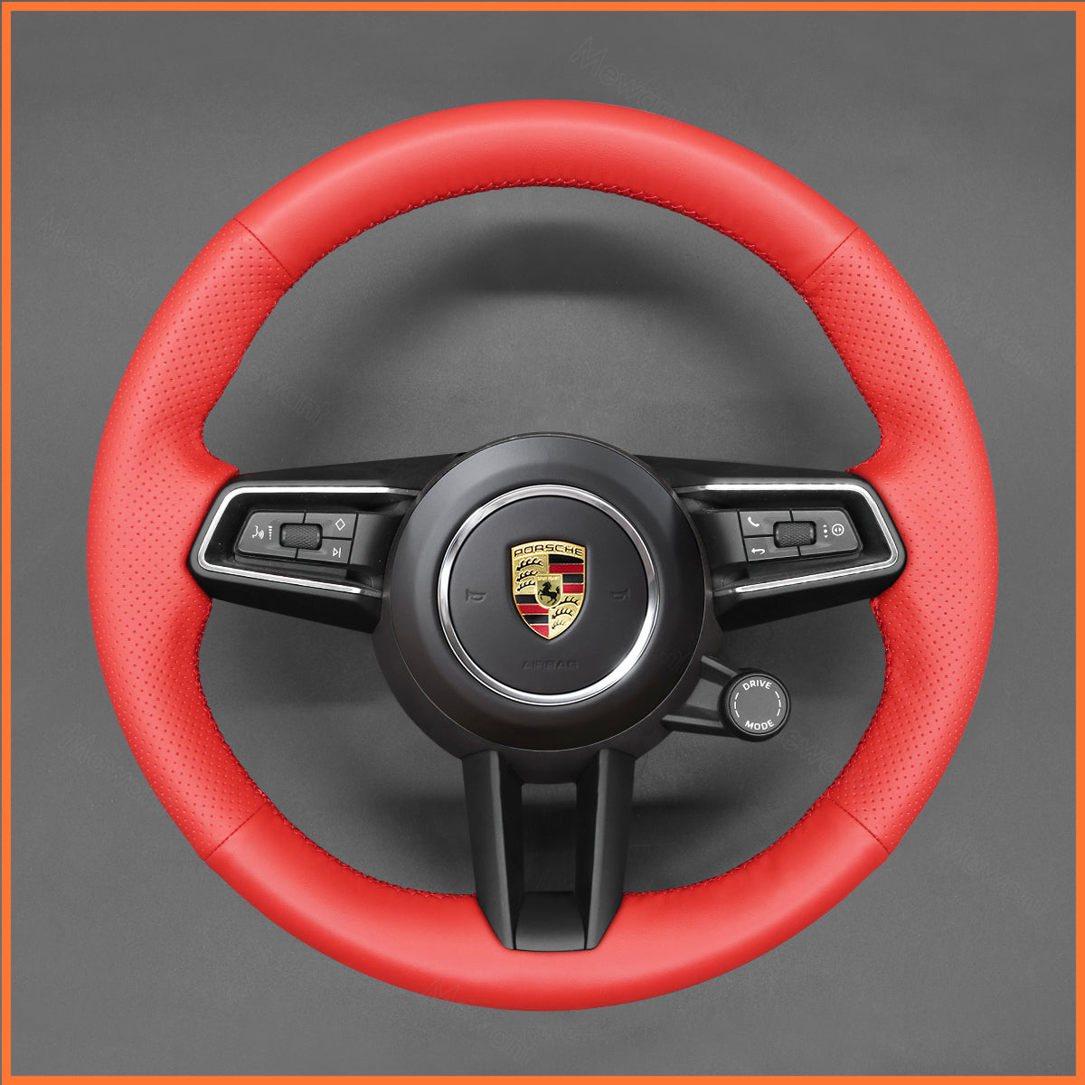 MEWANT Lenkradbezug für Macan 2021-2022 / Panamera 2020-2022 / Taycan 2020-2022