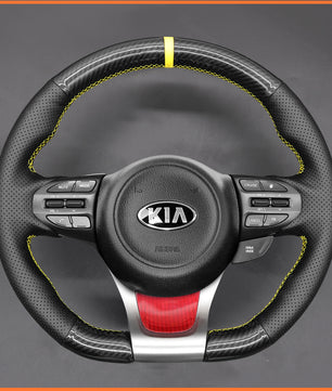 MEWANT steering wheel cover for Kia Ceed Cee'd 2 (GT) 2015-2018 / Proceed Pro Ceed (GT) 2015-2018 / Optima 2014-2015