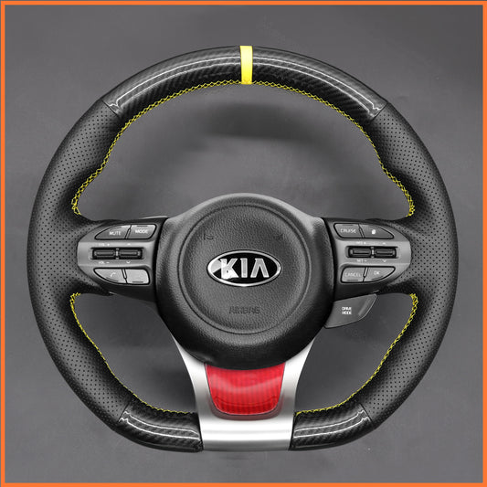 MEWANT steering wheel cover for Kia Ceed Cee'd 2 (GT) 2015-2018 / Proceed Pro Ceed (GT) 2015-2018 / Optima 2014-2015