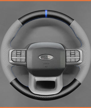 Lenkradbezug für Ford F-150 F150 2021-2024 / F-150 (Lightning) 2022-2024 / F-350 F350 2023-2024 / F-450 F450 2023-2024 / Expedition 2022-2024