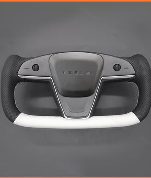MEWANT Lenkradbezug für Yoke LenkradTesla Model S 2022-2023 / Model X 2022-2023