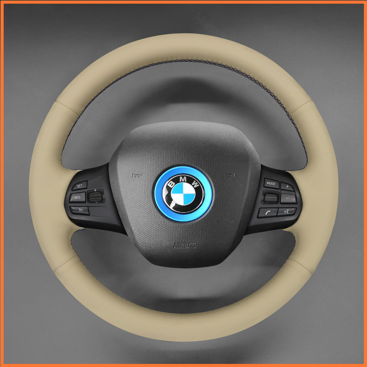 MEWANT steering wheel cover for BMW i3 2013-2022